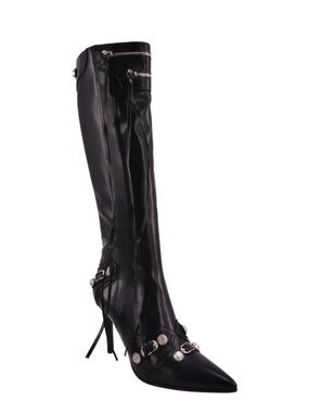 Inspired Moto Pointed Toe Boot